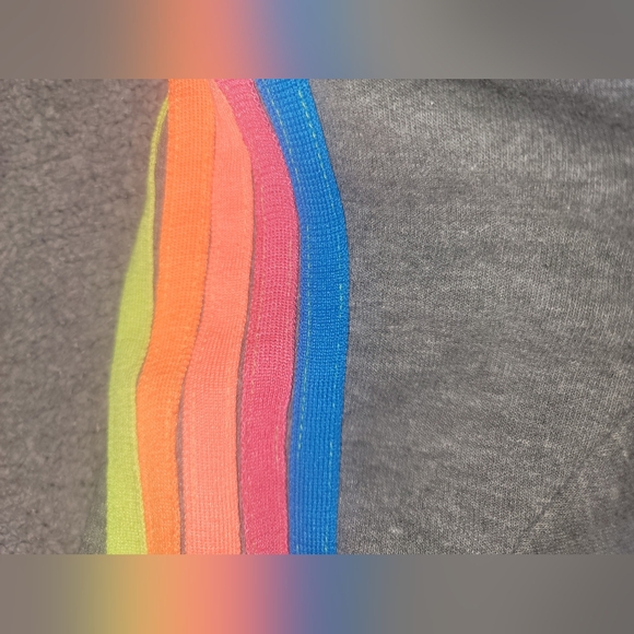 Aviator Nation Bolt Cropped Sweatshit Medium - Picture 5 of 9